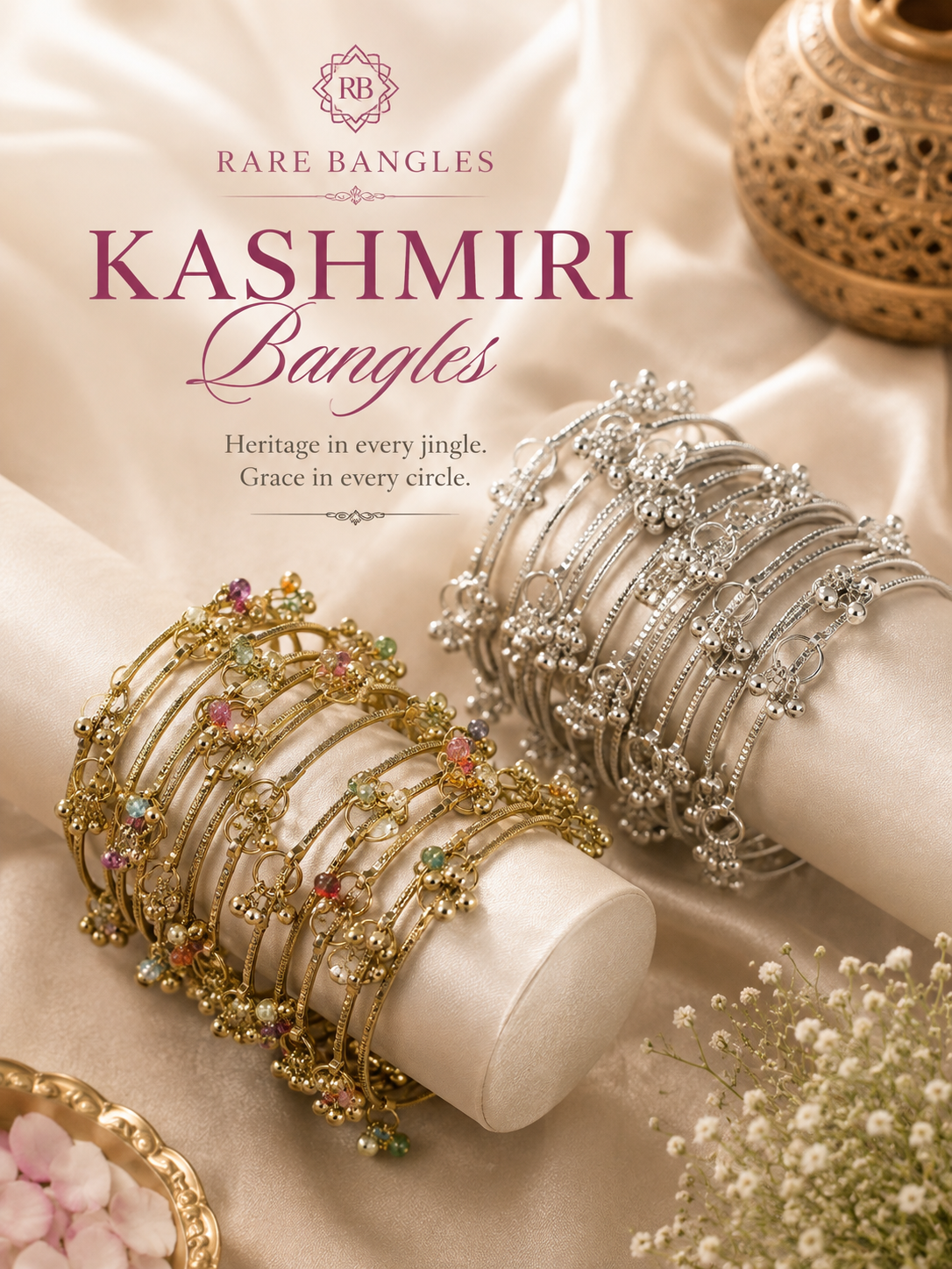 Kashmiri Bangles Set (8 Pieces)