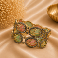 Premium Floral Metal Kada Bangle ( 2 PCS )