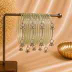Jelly with Kashmiri Silver Bangles (8 PCS)
