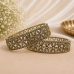 Metal Kada Bangle (2 Pieces)