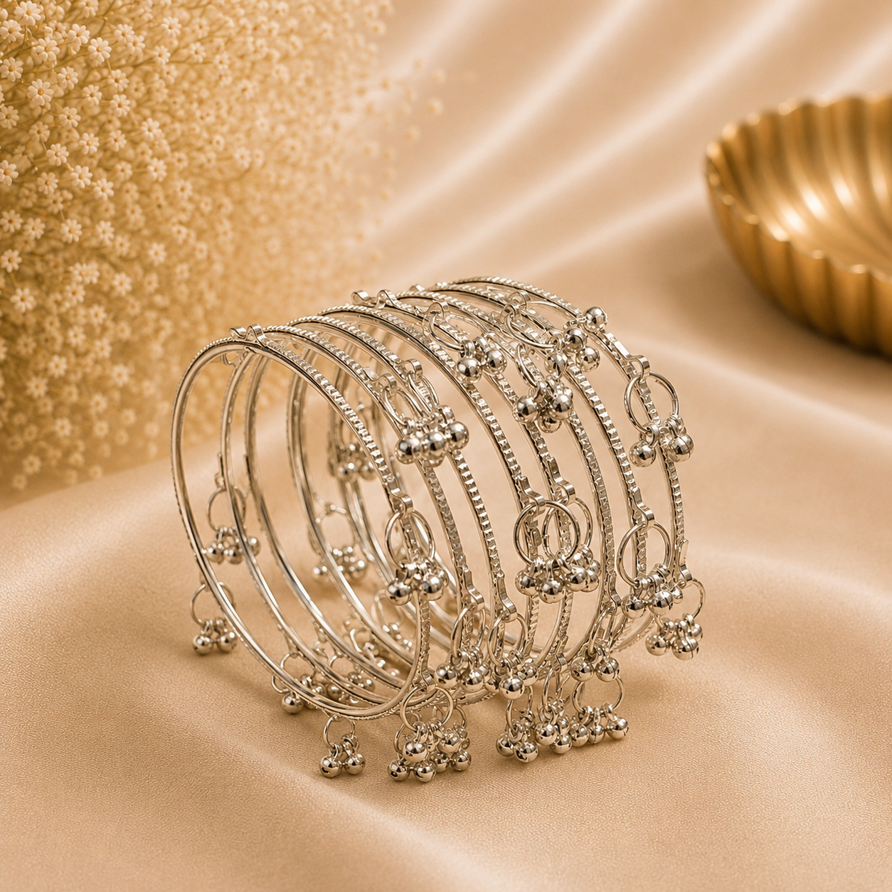 Kashmiri Bangles Set (8 Pieces)